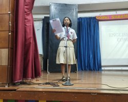 VI to VIII English Elocution Competition 2025-26